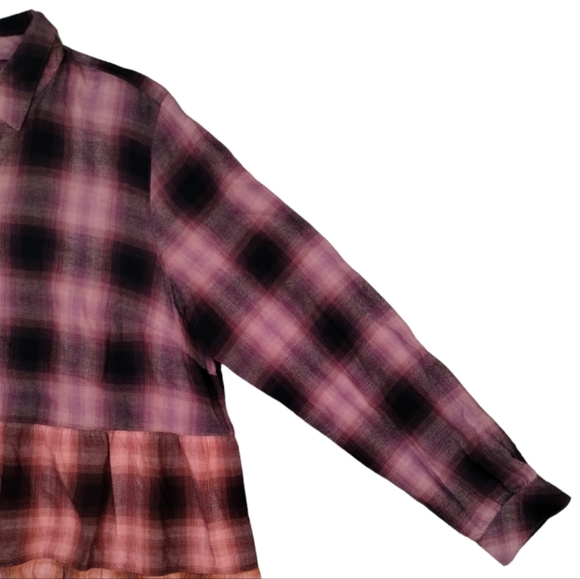 J. jill Y2K Plaid Tunic Babydoll Top - Picture 9 of 9